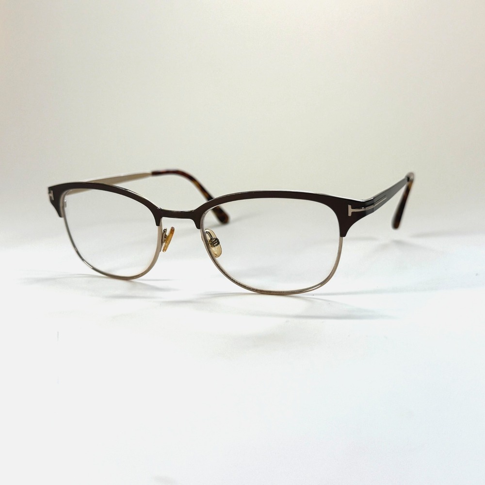 Tom Ford TF 5381 050 Eyeglasses Frame Only 52-18-145 Titanium Black Japan 3-1.8